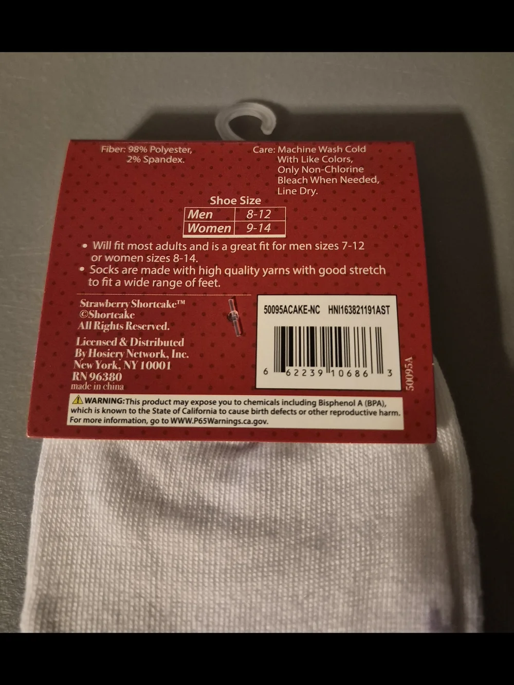 Strawberry ShortCake Socks - Cute Character Crew Socks